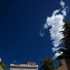 Núvol blanc sobre Sant Boi de Llobregat