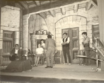 Torres, Mejias, Vera (que ahora es director de una compaia) en una obra de teatro aficionado 